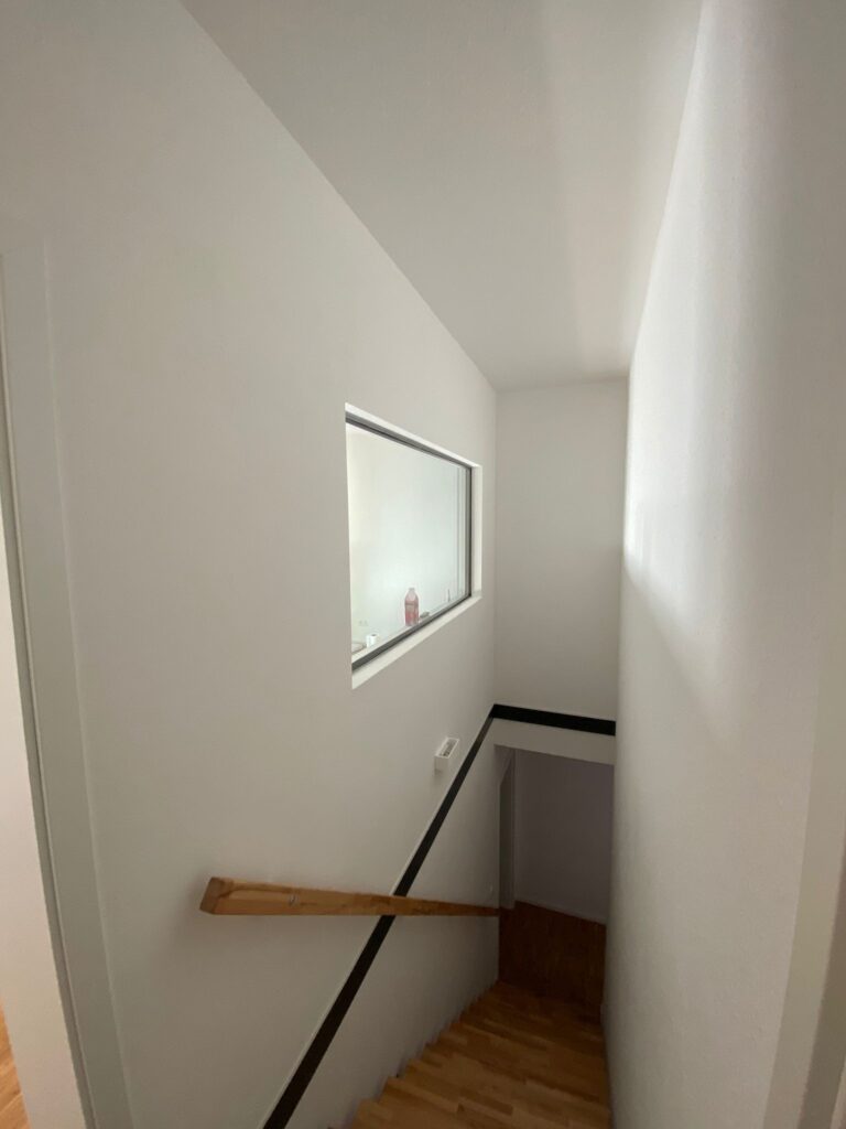 Innenausbau Trockenbauwand mit Glaselement und Tür